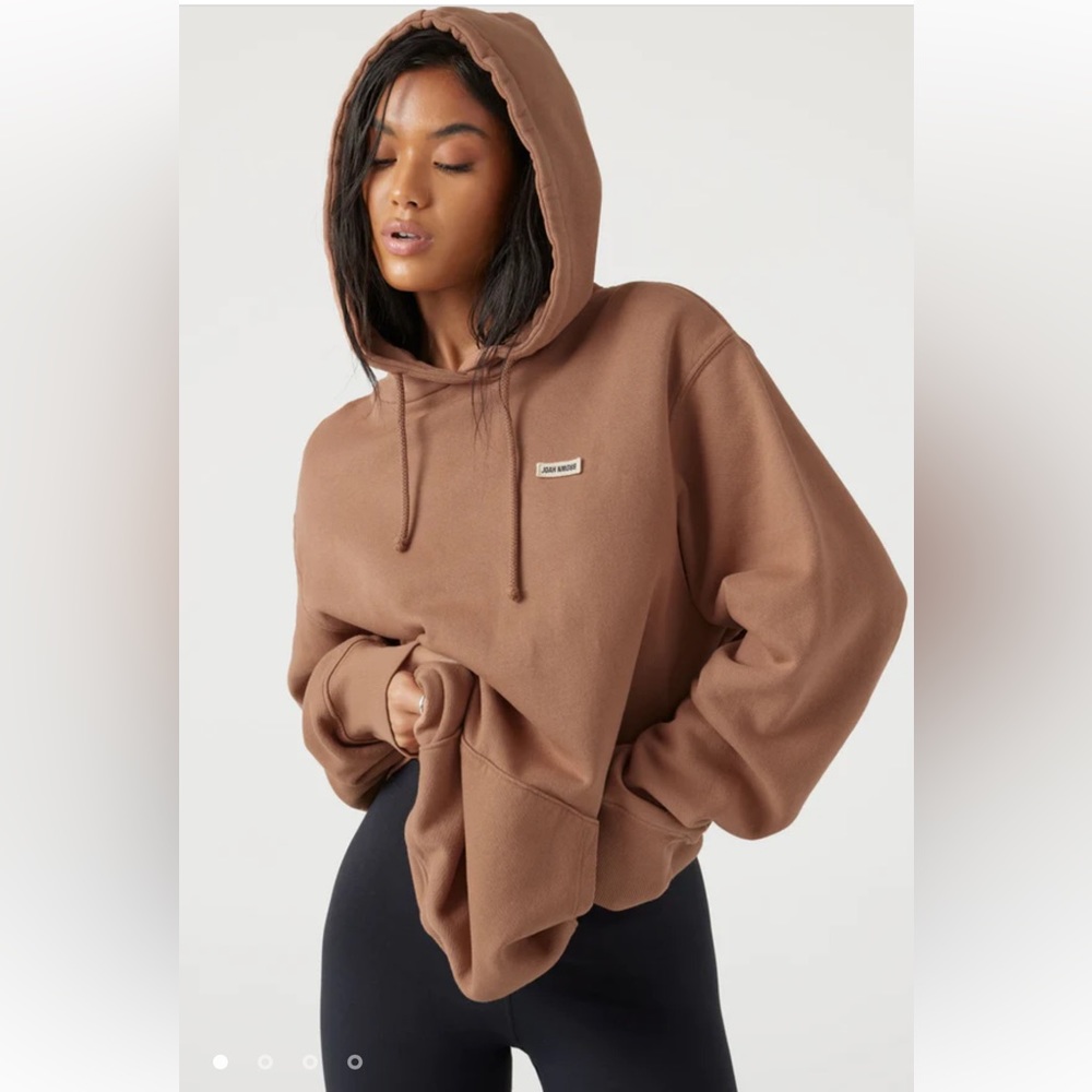 JOAH BROWN EMPIRE HOODIE WASHED BLACK